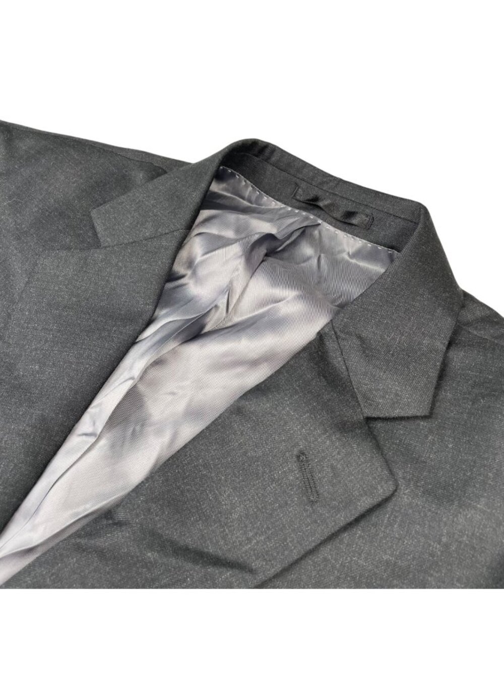 Charles Tyrwhitt Men's Classic Fit 100% Wool 2-Button Blazer Jacket Gray • 42L